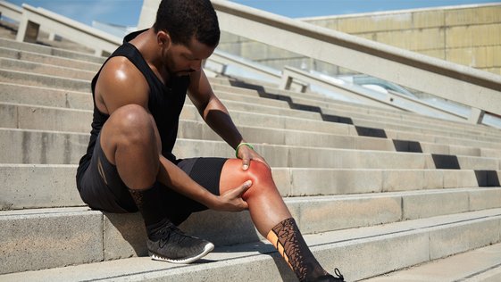 Dor no joelho trombose